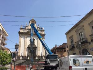 Messa in sicurezza chiesa Santa Lucia aci catena